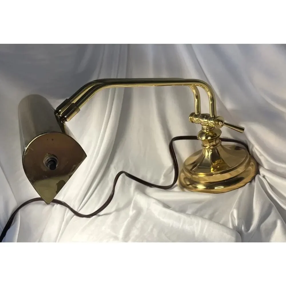 House Of Troy Brass Piano Desk Lamp